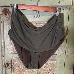 Olive Green Women's Swim Bottom